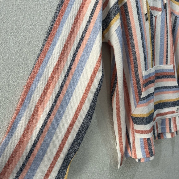 Roxy Wild and Free Striped Pullover Hoodie SZ Medium NWT - Picture 5 of 12